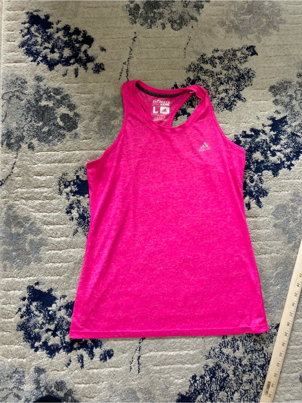 Adidas Bright Hot Pink Racerback Performance Tank